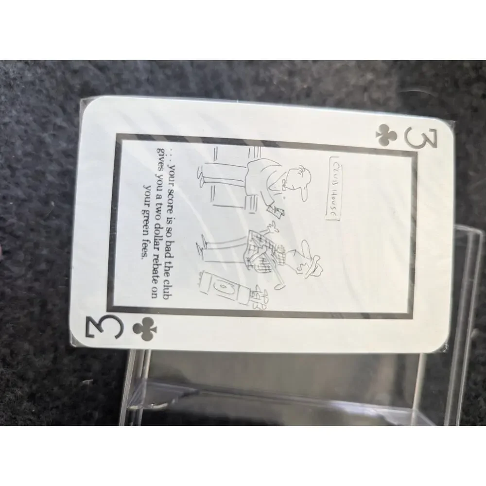 New Vintage‎ 1988 Golf Theme Double Deck Playing Cards Ivory Tower Publishing F